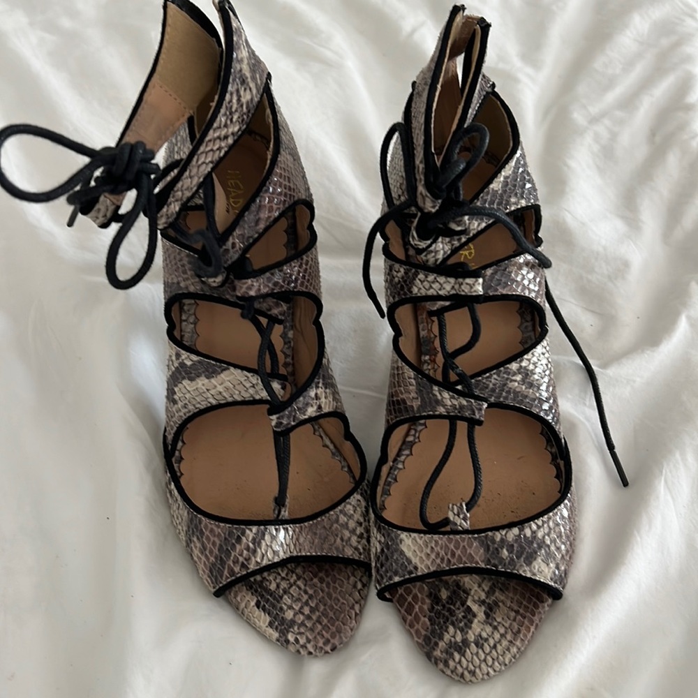Snakeskin sandals